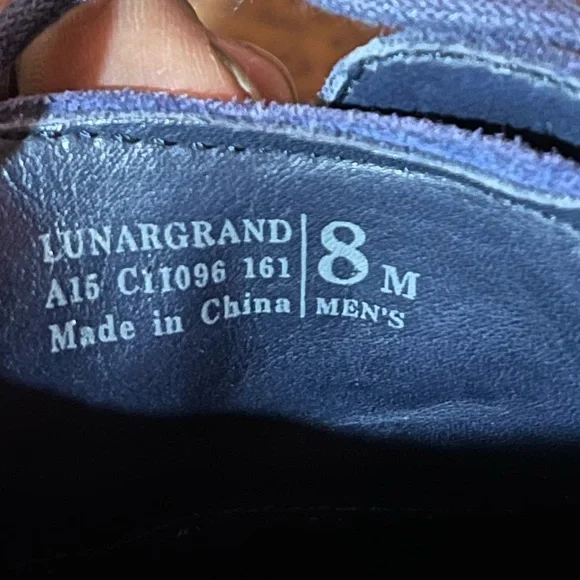 PREOWNED Men’s Cole Haan Zerogrand Wingtip Oxfords - Picture 8 of 9